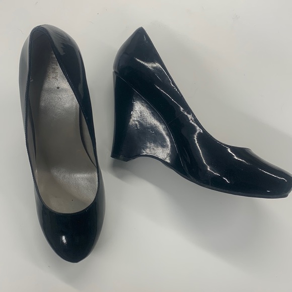 MTNY black wedge platform heels size 9 - Picture 9 of 9